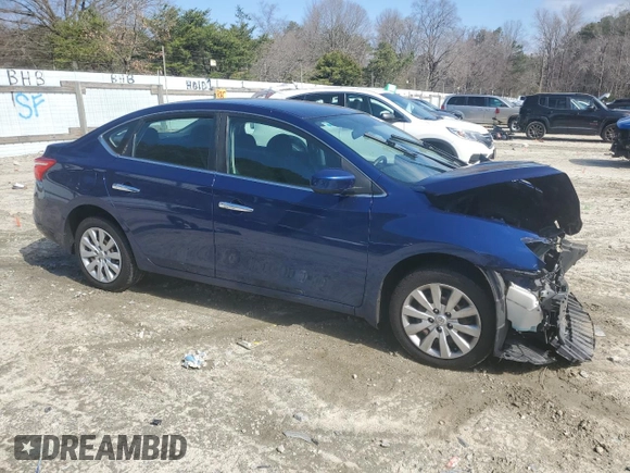 2019 Nissan Sentra SV z VIN 3N1AB7APXKY451208, wystawiony jako Copart lot #50192595 z przebiegiem 79 633 mil mil oraz Szkoda całkowita • Salvage title. Historia ofert i sprzedaży dostępna na DreamBid. Obrazek 4.
