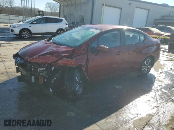 2021 Nissan Versa SV with VIN 3N1CN8EV0ML918540, listed as a Copart auction lot 88895595 with 37,067 mi miles and Salvage Title. Bid and sale history available at carsss.com. Image 1.