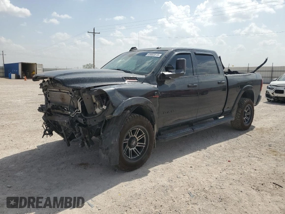 2021 Ram 2500 Laramie with VIN 3C6UR5FL4MG661383, listed as a Copart auction lot 53683515 with 100,780 mi miles and Salvage title. Bid and sale history available at DreamBid. Image 1.