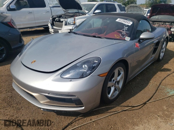 2022 Porsche 718 Boxster GTS 4.0 z VIN WP0CD2A81NS228425, wystawiony jako Copart lot #65396893 z przebiegiem 18 229 mil mil oraz . Historia ofert i sprzedaży dostępna na DreamBid. Obrazek 1.