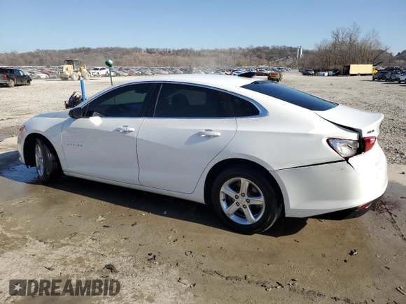 2022 Chevrolet Malibu LS with VIN 1G1ZB5ST3NF191867, listed as a Copart auction lot 48510535 with 45,455 mi miles and Salvage Title. Bid and sale history available at DreamBid. Image 2.