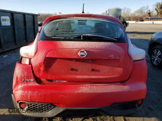 2015 Nissan Juke SV with VIN JN8AF5MR4FT505513, listed as a Copart auction lot 42728665 with 76,343 mi miles and Salvage Title. Bid and sale history available at carsss.com. Image 6.