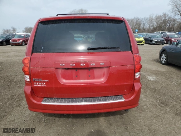 2013 Dodge Grand Caravan SXT with VIN 2C4RDGCG8DR561300, listed as a Copart auction lot 49911965 with 187,210 mi miles and Salvage Title. Bid and sale history available at carsss.com. Image 6.