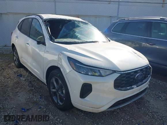 2024 Ford Escape ST-Line with VIN 1FMCU0MZ9RUA31873, listed as a IAAI auction lot 41810100 with 8,999 mi miles and . Bid and sale history available at DreamBid. Image 1.