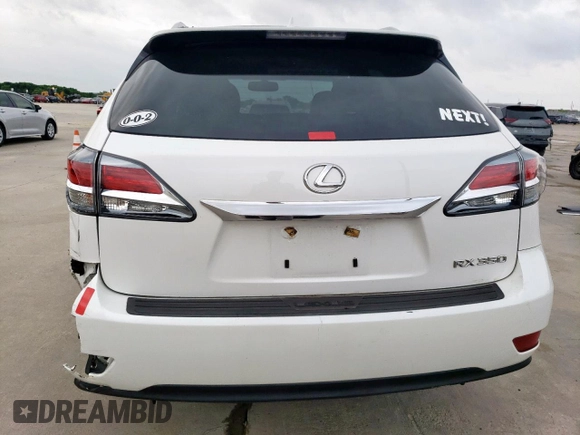 2014 Lexus RX 350 with VIN 2T2ZK1BA9EC145284, listed as a Copart auction lot 54882555 with 131,553 mi miles and Salvage Title. Bid and sale history available at DreamBid. Image 6.