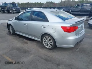 2012 Kia Forte SX with VIN KNAFW4A3XC5589300, listed as a IAAI auction lot 41714687 with 304,477 mi miles. Bid and sale history available at carsss.com. Image 3.