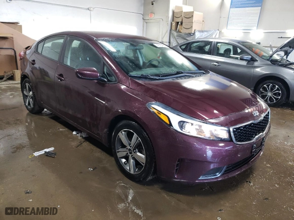 2018 Kia Forte LX with VIN 3KPFL4A72JE244777, listed as a Copart auction lot 45354685 with 130,224 mi miles and Salvage Title. Bid and sale history available at carsss.com. Image 4.