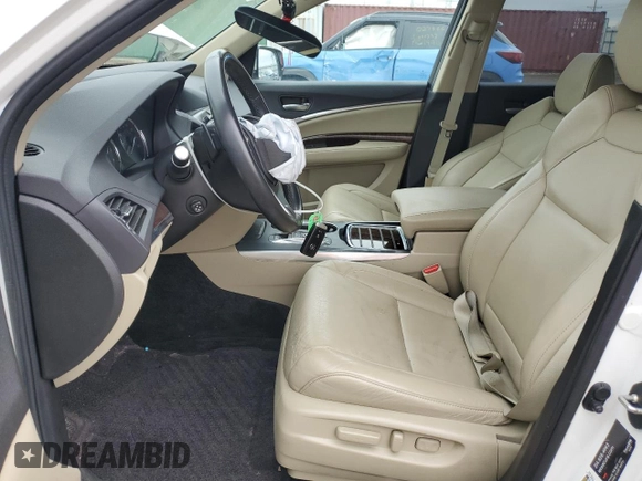 2018 Acura MDX Technology with VIN 5J8YD4H53JL008190, listed as a Copart auction lot 55620065 with 70,180 mi miles and Salvage title. Bid and sale history available at DreamBid. Image 7.