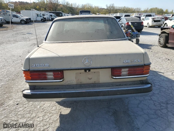 1981 Mercedes-Benz 300 Series 300D with VIN WDBAB30A2BB219265, listed as a Copart auction lot 77296414 with NaN miles and Clean Title. Bid and sale history available at carsss.com. Image 6.