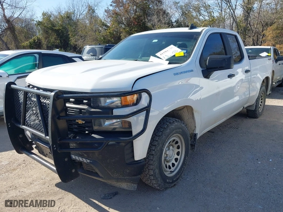 2019 Chevrolet Silverado 1500 Work Truck with VIN 1GCRYAEF2KZ370481, listed as a IAAI auction lot 41594979 with 111,100 mi miles. Bid and sale history available at carsss.com. Image 17.