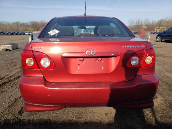 2007 Toyota Corolla CE with VIN 2T1BR32E97C719644, listed as a Copart auction lot 53611165 with 230,509 mi miles and Salvage Title. Bid and sale history available at DreamBid. Image 6.