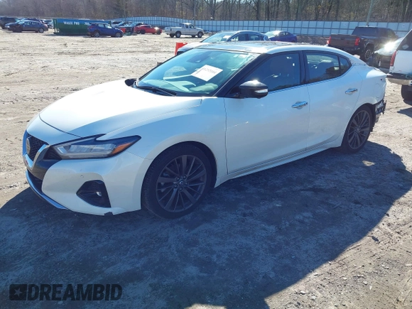 2020 Nissan Maxima Platinum with VIN 1N4AA6FV6LC374693, listed as a IAAI auction lot 41253104 with 123,231 mi miles and . Bid and sale history available at DreamBid. Image 18.