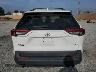 2019 Toyota RAV4 LE with VIN 2T3H1RFV2KC009757, listed as a Copart auction lot 52981425 with 126,766 mi miles and Salvage Title. Bid and sale history available at carsss.com. Image 6.