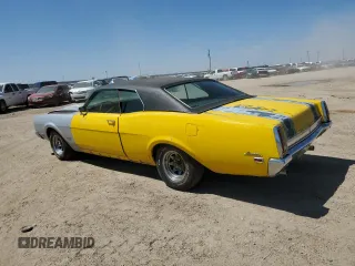 1969 Mercury Montego z VIN 9H07H553144, wystawiony jako Copart lot #67715274 z przebiegiem 97 900 mil mil oraz Szkoda całkowita • Salvage title. Historia ofert i sprzedaży dostępna na DreamBid. Obrazek 2.