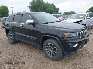 2018 Jeep Grand Cherokee Limited with VIN 1C4RJFBGXJC321951, listed as a IAAI auction lot 42625579 with 70,773 mi miles and . Bid and sale history available at DreamBid. Image 1.
