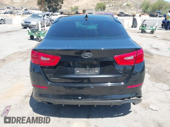 2015 Kia Optima SX Turbo with VIN 5XXGR4A66FG368012, listed as a IAAI auction lot 42281255 with 133,809 mi miles and . Bid and sale history available at DreamBid. Image 16.