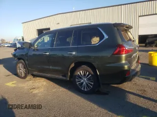 2021 Lexus LX z VIN JTJFY7AX3M4353870, wystawiony jako Copart lot #67265822 z przebiegiem 4 955 mil mil oraz . Historia ofert i sprzedaży dostępna na DreamBid. Obrazek 2.