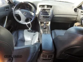 2009 Lexus IS 250 with VIN JTHBK262492089904, listed as a Copart auction lot 52156215 with 181,563 mi miles and Salvage Title. Bid and sale history available at carsss.com. Image 8.