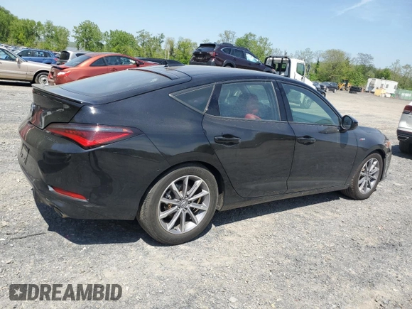 2023 Acura Integra w/A-Spec Package z VIN 19UDE4H33PA005594, wystawiony jako Copart lot #56233905 z przebiegiem 20 447 mil mil oraz Szkoda całkowita • Salvage title. Historia ofert i sprzedaży dostępna na DreamBid. Obrazek 3.