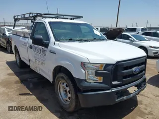2016 Ford F-150 XL with VIN 1FTMF1C8XGKF97616, listed as a IAAI auction lot 42498227 with 189,557 mi miles and . Bid and sale history available at DreamBid. Image 1.