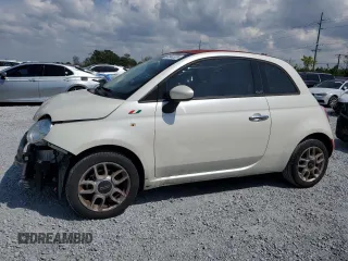 2012 FIAT 500 Pop with VIN 3C3CFFDR9CT179805, listed as a Copart auction lot 50344325 with 98,579 mi miles and Salvage Title. Bid and sale history available at carsss.com. Image 1.