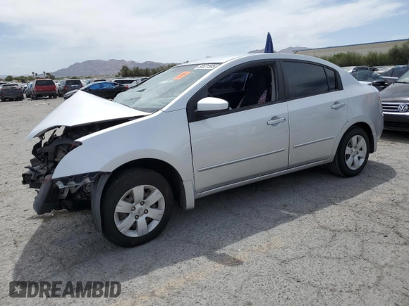2012 Nissan Sentra S with VIN 3N1AB6AP5CL772873, listed as a Copart auction lot 58521585 with Not provided miles and Salvage title. Bid and sale history available at DreamBid. Image 1.