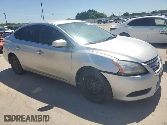 2015 Nissan Sentra SV with VIN 3N1AB7APXFY243996, listed as a Copart auction lot 53812485 with 158,382 mi miles and Clean Title. Bid and sale history available at carsss.com. Image 4.