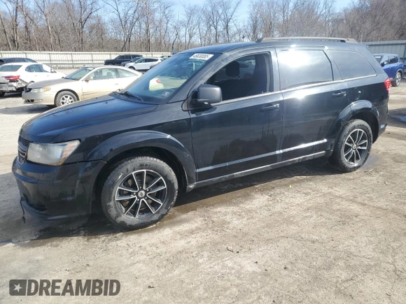 2018 Dodge Journey SE with VIN 3C4PDCABXJT242593, listed as a Copart auction lot 49830085 with 176,553 mi miles and Salvage Title. Bid and sale history available at carsss.com. Image 1.