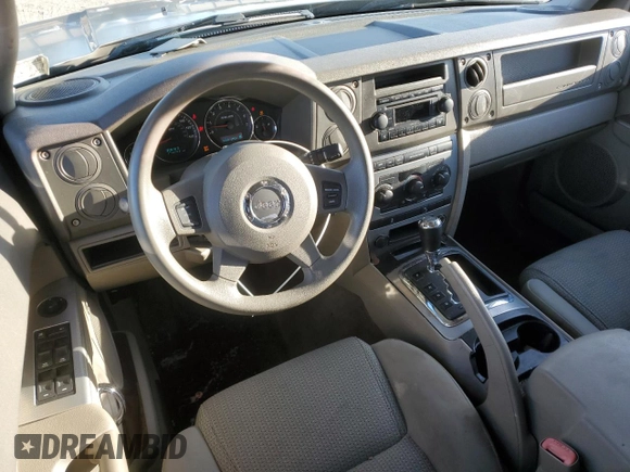 2006 Jeep Commander with VIN 1J8HG48K56C293759, listed as a Copart auction lot 86231064 with 173,203 mi miles and Salvage Title. Bid and sale history available at carsss.com. Image 8.