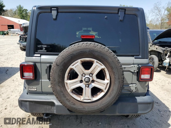 2019 Jeep Wrangler Unlimited Sport Altitude z VIN 1C4HJXDG4KW529970, wystawiony jako Copart lot #55122455 z przebiegiem 78 460 mil mil oraz Szkoda całkowita • Salvage title. Historia ofert i sprzedaży dostępna na DreamBid. Obrazek 6.
