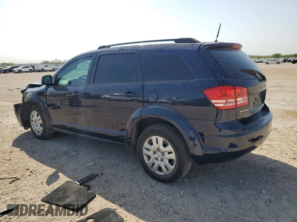 2018 Dodge Journey SE with VIN 3C4PDCABXJT448836, listed as a Copart auction lot 50164395 with 88,364 mi miles and Salvage Title. Bid and sale history available at carsss.com. Image 2.