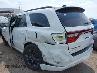 2023 Dodge Durango R/T Plus with VIN 1C4SDHCT7PC686970, listed as a IAAI auction lot 42156304 with 14,592 mi miles and . Bid and sale history available at DreamBid. Image 3.