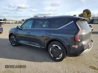 2024 Kia EV9 Land with VIN KNDADFS58R6027512, listed as a Copart auction lot 47490615 with 6,008 mi miles and Salvage Title. Bid and sale history available at carsss.com. Image 2.