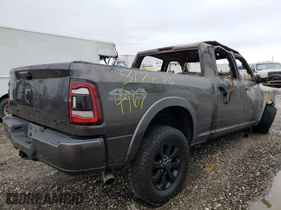 2019 Ram 2500 Laramie with VIN 3C6UR5FL6KG684967, listed as a Copart auction lot 88855725 with 0 mi miles and Non Repairable. Bid and sale history available at carsss.com. Image 3.