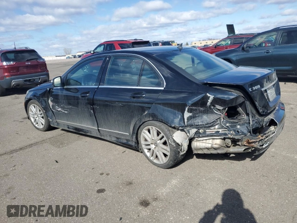 2008 Mercedes-Benz C 300 Sport with VIN WDDGF54X58F070027, listed as a Copart auction lot 47343525 with 162,960 mi miles and Non Repairable. Bid and sale history available at carsss.com. Image 2.