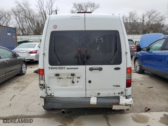 2013 Ford Transit Connect XL with VIN NM0LS7CN5DT138951, listed as a Copart auction lot 51618395 with 83,305 mi miles and Non Repairable. Bid and sale history available at carsss.com. Image 6.
