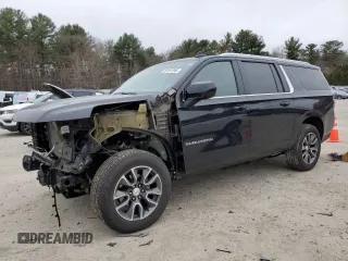 2021 Chevrolet Suburban LT z VIN 1GNSKCKD2MR431517, wystawiony jako Copart lot #50161895 z przebiegiem 58 452 mil mil oraz Szkoda całkowita • Salvage title. Historia ofert i sprzedaży dostępna na DreamBid. Obrazek 1.
