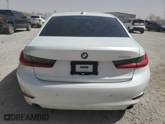 2019 BMW 3 Series 330i with VIN WBA5R1C50KAK07877, listed as a Copart auction lot 49042465 with 60,689 mi miles and Salvage Title. Bid and sale history available at carsss.com. Image 6.