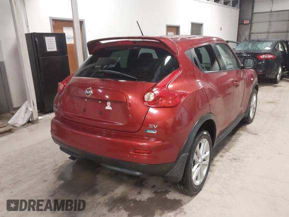 2013 Nissan Juke S with VIN JN8AF5MR2DT218085, listed as a IAAI auction lot 41706616 with 78,067 mi miles. Bid and sale history available at carsss.com. Image 4.