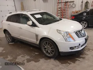 2015 Cadillac SRX Premium Collection with VIN 3GYFNGE32FS564168, listed as a IAAI auction lot 41355787 with 182,949 mi miles. Bid and sale history available at carsss.com. Image 1.