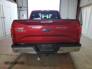 2016 Ford F-150 XLT with VIN 1FTFX1EF8GFC56712, listed as a Copart auction lot 60528995 with 65,061 mi miles and Salvage title. Bid and sale history available at DreamBid. Image 6.