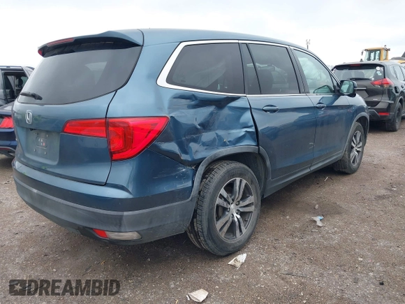 2017 Honda Pilot EX-L z VIN 5FNYF5H78HB013558, wystawiony jako IAAI lot #41555582 z przebiegiem 55 639 mil mil oraz . Historia ofert i sprzedaży dostępna na DreamBid. Obrazek 4.