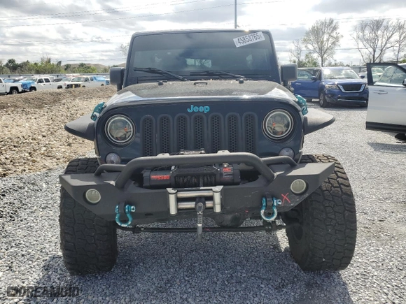 2018 Jeep Wrangler JK Unlimited Sport S with VIN 1C4HJWDG0JL882703, listed as a Copart auction lot 45853765 with 92,510 mi miles and Salvage Title. Bid and sale history available at carsss.com. Image 5.