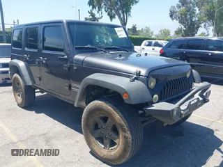 2017 Jeep Wrangler Unlimited Sport with VIN 1C4BJWDG7HL510100, listed as a IAAI auction lot 42451092 with 145,419 mi miles and . Bid and sale history available at DreamBid. Image 1.