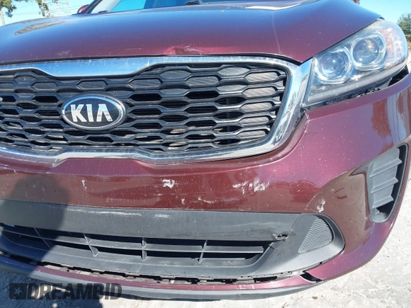2020 Kia Sorento LX V6 with VIN 5XYPGDA50LG621118, listed as a IAAI auction lot 40988611 with 78,427 mi miles. Bid and sale history available at carsss.com. Image 17.