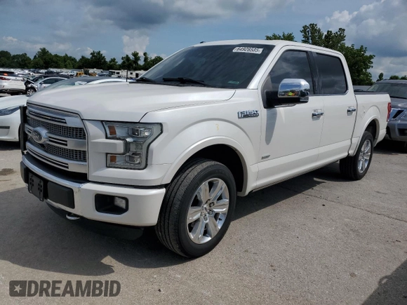 2016 Ford F-150 XLT with VIN 1FTEW1EG5GFB98775, listed as a Copart auction lot 64928585 with 135,242 mi miles and Salvage title. Bid and sale history available at DreamBid. Image 1.