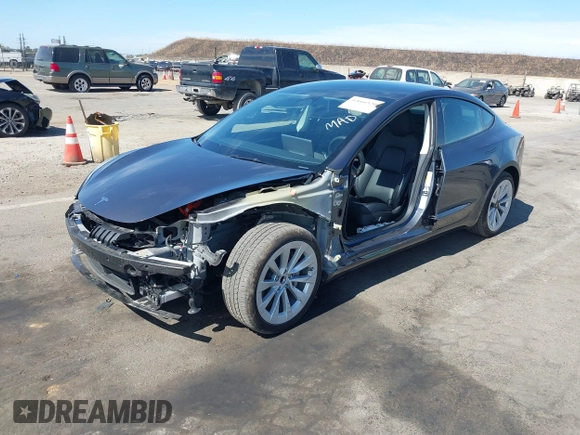 2023 Tesla Model 3 with VIN 5YJ3E1EAXPF652089, listed as a IAAI auction lot 42666520 with 17,679 mi miles and . Bid and sale history available at DreamBid. Image 21.