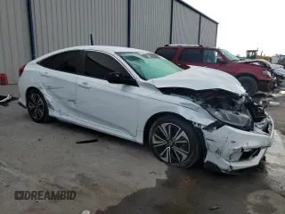 2020 Honda Civic LX with VIN 19XFC2F68LE004530, listed as a Copart auction lot 57691495 with 73,923 mi miles and Non repairable. Bid and sale history available at DreamBid. Image 4.