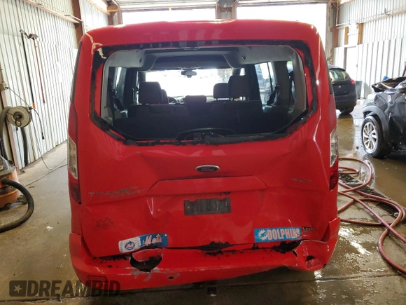 2016 Ford Transit Connect XLT z VIN NM0GE9F72G1266839, wystawiony jako Copart lot #58305845 z przebiegiem 106 853 mil mil oraz Szkoda całkowita • Salvage title. Historia ofert i sprzedaży dostępna na DreamBid. Obrazek 6.