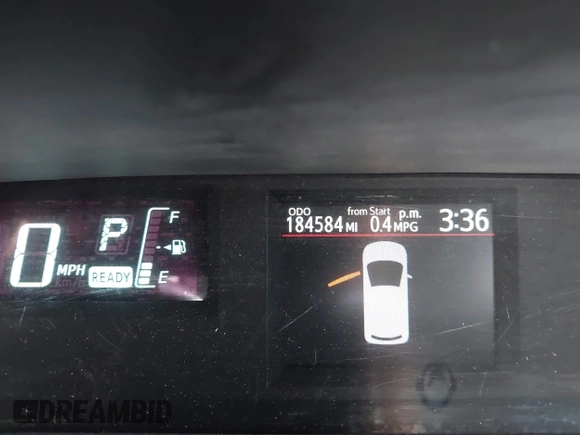 2014 Toyota Prius One with VIN JTDKDTB35E1561818, listed as a IAAI auction lot 42021039 with 184,584 mi miles and . Bid and sale history available at DreamBid. Image 15.